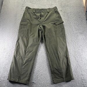 Blauer Tenx BDU Pant Womens 16 Green Polyester Cargo Straight Utility Workwear